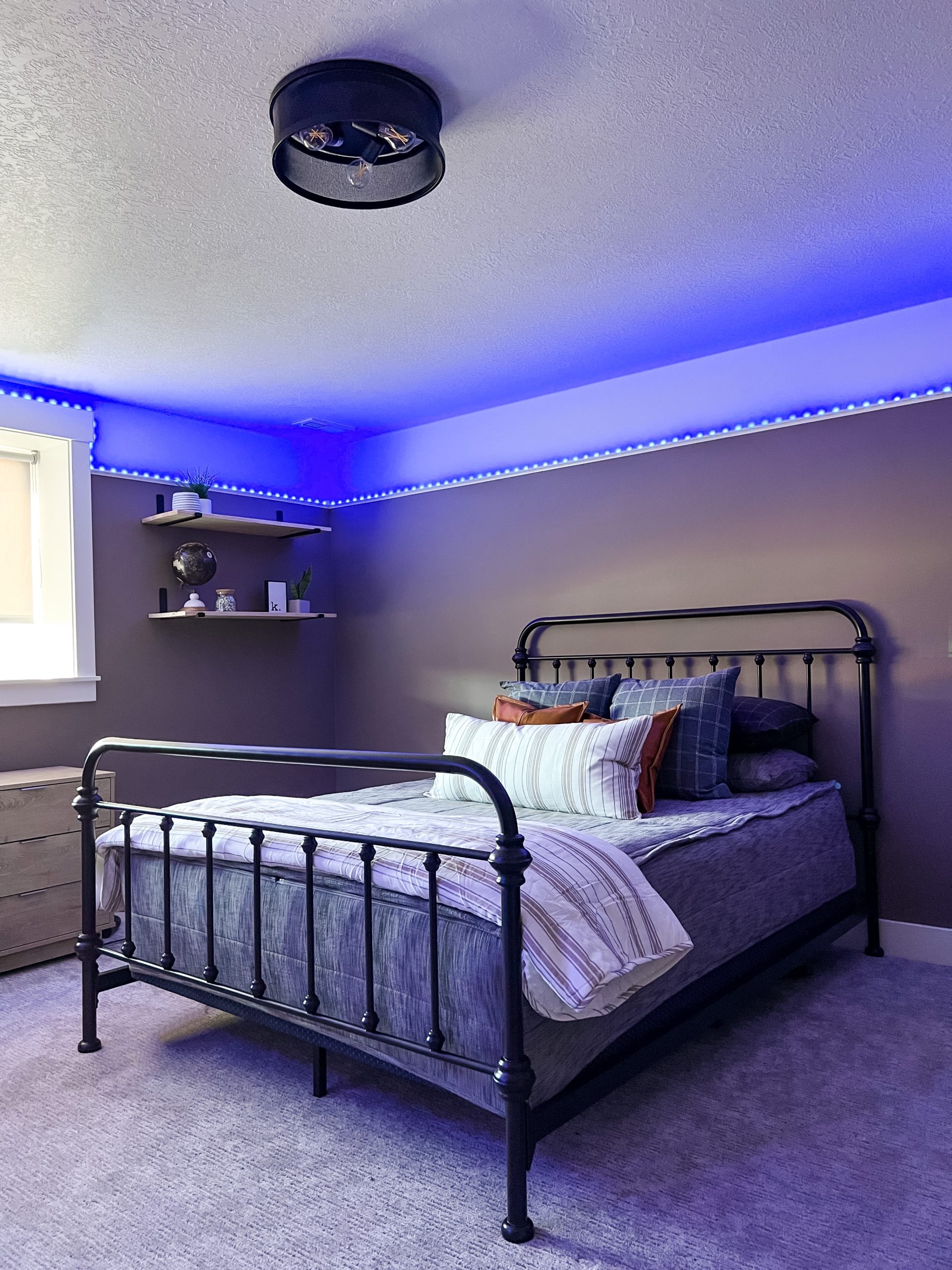 led lights teenage bedroom